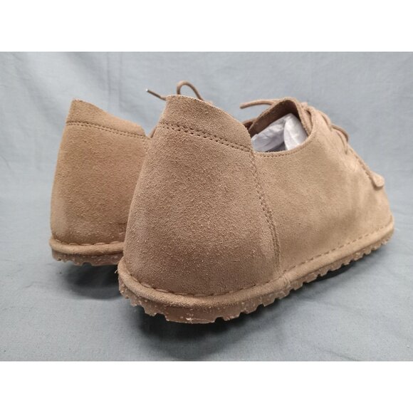 Birkenstock Mens Utti Lace Gray Taupe Suede Moccasin Size 12 REGULAR-NEW NO BOX! main image 7